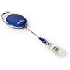 DURABLE 10 Chiocciole YO-YO Style Blu con filo retrattile x portabadge Durable