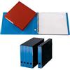 CART. GARDA PORTATABULATI SINGOLO AD ANELLI 204G 31,5X42CM AZZURRO (Conf.2)