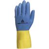 DELTAPLUS GUANTO DA LAVORO INDUSTRIALE Duocolor 330 Tg.8/9 in LATTICE