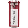 DURABLE SCATOLA 6 PORTACHIAVI KEY CLIP ROSSO DURABLE