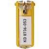 DURABLE SCATOLA 6 PORTACHIAVI KEY CLIP GIALLO DURABLE