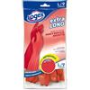 LOGEX PROFESSIONAL Guanti in lattice Extralong tg. L Rosso