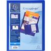 EXACOMPTA Cartella di presentazione in PP 2 alette blu. Kreacover A4 Exacompta