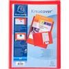 EXACOMPTA Cartella di presentazione in PP 2 alette rosso Kreacover A4 Exacompta