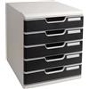 MULTIFORM CASSETTIERA MODULO A4 5 CASSETTI GRIGIO/NERO EXACOMPTA