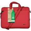 TRUST Borsa ecocompatibile per notebook da 16 Bologna - rossa Trust