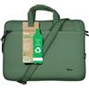 TRUST Borsa ecocompatibile per notebook da 16 Bologna - verde salvia Trust