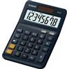 CASIO Calcolatrice da tavolo compatta MS-8E 8cifre Casio