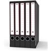 KING MEC Gruppo raccoglitori Qunitetto c/anelli 23x32cm dorso 23cm Rexel