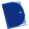 ITERNET Portadocumenti a soffietto in PP blu A4 13 tasche Plastidea