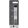 PARKER Blister 3 refill sfera Quinkflow medio nero Parker