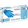 Reflexx Conf 100 Guanti in nitrile ultrasottili N80B taglia XL azzurro Reflexx