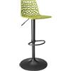 Grandsoleil Sgabello Spider Gas base nero opaco / verde anice Grandsoleil