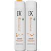 GK Hair Cheratina Globale Moisturizing Shampoo e Balsamo Set Idratanti per Capelli Colorati - Uso Quotidiano da Secchi a Normali Senza Parabeni 300ml