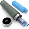 DISONCARE 60H Smart Borsa Termica Insulina Temp-display,Borsa Frigo Per Medicinali Per Lunghi Viaggi,Astuccio Insulina Portatile per Diabetici Con 2 Bottiglie e QR Etichetta Medica(Verde)