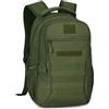 HUNTVP Zaino Militare 15L Zaino Tattico Molle Zainetto Uomo Impermeabile per Pesca Campeggio Casual Viaggio Trekking, Marrone