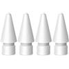 flintronic Punta per Apple Pencil, 4 Pezzi Punte Tips, Alta Sensibilità Punte, Punta Ricambio Accessori, per Apple Pencil 1a e 2a Generazione(Bianco *4)