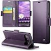 Rerzoiro Cover per Google Pixel 9A Custodia Portafoglio [Blocco RFID] Premium Pelle PU Wallet Case Flip Libro con Porta Carte Slot Supporto Flip Case per Google Pixel 9A, Viola