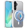 MOBESV Cover Magnetica per Samsung Galaxy A16 5G 6,7 Pollici, Custodia Compatibile con MagSafe, Cover Traslucida Opaca Posteriore Sottile Antiurto, Traslucido