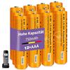 Nraonrn Batterie Ricaricabili AAA 750mah 1,2v per Ricevitore Gigaset, NI-MH Pile Ricaricabili AAA 750 mah per Panosonic Telefoni Cordless - confezione da 12
