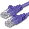 1aTTack.de 7952608 1x 0,5m Violet Cavo di rete Cat6 Cat 6 Ethernet LAN 1000 Mbit/s RJ45