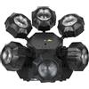 SHOWTEC Airwolf Effetto Multi-Luce 6 Fasci RGBW Rotanti Laser Strobo.