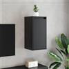 puraday Pensili Soggiorno 30x30x60 cm 2 pz Mobili Sospesi Mobile Soggiorno Sospeso Pensile Mobili Tv Soggiorno Parete Soggiorno Moderna Parete Attrezzata Nero