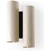 LZF LUZIFER lampada da parete BLACK NOTE DUPLET 2700K struttura nera - BKNT DU A BK LED DIM0-10V 2700K 20