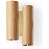 LZF LUZIFER lampada da parete BLACK NOTE DUPLET 2700K struttura oro - BKNT DU A BK LED DIM0-10V 2700K 21