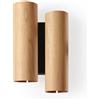 LZF LUZIFER lampada da parete BLACK NOTE DUPLET 3000K struttura nera - BKNT DU A BK LED DIM0-10V 3000K 21