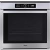 Whirlpool forno multifunzione 73l 60cm a + pirolisi in acciaio inox akzm8530ix