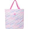 safta BARBIE LOGOMANIA - Borsa Shopping, Borsa da donna, Shopping Bag, Comodo e versatile, qualità e resistenza, 50 x 10 x 45 cm, colore rosa bastone, rosa pallido, Estándar, Casual