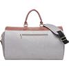 Modoker Borsa da viaggio convertibile con astuccio da toilette per uomo e donna, 2 in 1, da appendere