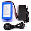 AFTERTECH PACCO BATTERIA PILA 24V 10Ah RICARICABILE AL LITIO 140x80x75mm 10000mAh 24volt 7s4p F1C1