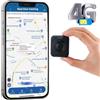 TKMARS 4G Mini localizzatore GPS per Auto Moto APP senza Abbonamento Gps Tracker Monitoraggio in Tempo Reale Cronologia Percorsi e SOS Allarmi Portatile Distanza Illimitata Globale per Bambini e Anziani