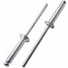 SKIR'CO 400 rivetti ciechi in alluminio 4,0 x 20 mm, mandrino in acciaio, rivetti a testa bombata, DIN 7337