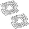 Ruimou 2pcs GT-8f Interno Quadrato Anelli di Ritegno Restrictor Piastra Porta 4/8 Way Arcade Game Machine Parti fai da te Sostituzione per Console di Gioco Circolare Joystick Piattaforma