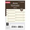 Filofax Agenda tascabile verticale 2027 cotone crema