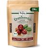 Biojoy Mirtillo Rosso essiccato Biologico (250 g), Mirtilli Rossi dolcificati con Concentrato di Succo di Mela
