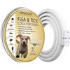ponizno Collare Antiparassitario Per Cani, Collare Antipulci Cane Sicuro Ed Efficace, Collari Antipulci e Zecche per Animale, Guinzagli Antizecche Per Pet Per Cani Di Tutte Le Taglie, 65 cm Taglia Unica