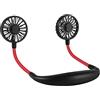 Generico Ventilatore da Collo, Ventilatore Portatile da Collo, Mini ventilatore USB Ricaricabile Mani Libere, Ventilatore da Tavolo con 3 velocità per Ufficio, Casa, Aria Aperta Viaggi Sport