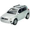 DROMADER Welly Toyota RAV4 SUV argento CA30W 2006-2013 ca 1/34-1/39 Metal Model Auto Die Cast Nuovo in scatola