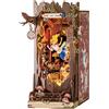 Rolife Book Nook Fall into Wonder - Miniatura per Adulti, Diorama Decorativo per Scrivanie e Librerie. Casetta delle Bambole Booknook con un Effetto Specchiato, Natale o Compleanni