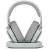 FRACTAL Cuffie Gaming Fractal Scape Light - Auricolare a Padiglione Bianco con e Senza Cavo Base di Ricarica Inclusa