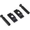 AFTERTECH KIT SOSPENSIONE LED STRIP STRISCIA INVISIBILE LINEAR STARLINE SKYLINE DA PARETE (Supporti parete NERI M8A1)
