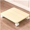 Generic Carrello per stampante con ruote bloccabili, piccolo supporto per stampante per casa, ufficio, sotto la scrivania, carrello per stampante giallo (C 40 x 35)