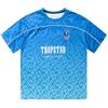 HAOZYUN Maglia Sportiva Uomo, Abbigliamento da Basket E Calcio Colore Sfumato, Maniche Corte Traspirante T-Shirt (Color-4,S)