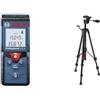 Bosch Professional Metro Laser Distanziometro Laser GLM 40 (con funzione di memorizzazione, misurazione: 0,15 - 40 m, 2 pile da 1,5 V) + Treppiede BT 150 (Altezza: 55-157 cm, Filettatura: 1/4)