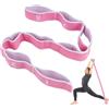 Mewtush Yoga Belt, Yoga Stretching Belt, Elastic Yoga Band,Elastico per Esercizi, Elastico Danza, Elastico per Ginnastica, Fascia Di Resistenza per Stretching Strap, Elastici Pilates