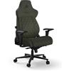 Corsair TC500 LUXE Sedia Gaming - Tessuto Traspirante di Alta Qualità - Ampia Seduta - Braccioli Regolabili in Cinque Direzioni - Supporto Lombare Regolabile - Inclinazione di 90-135 Gradi - Sherwood